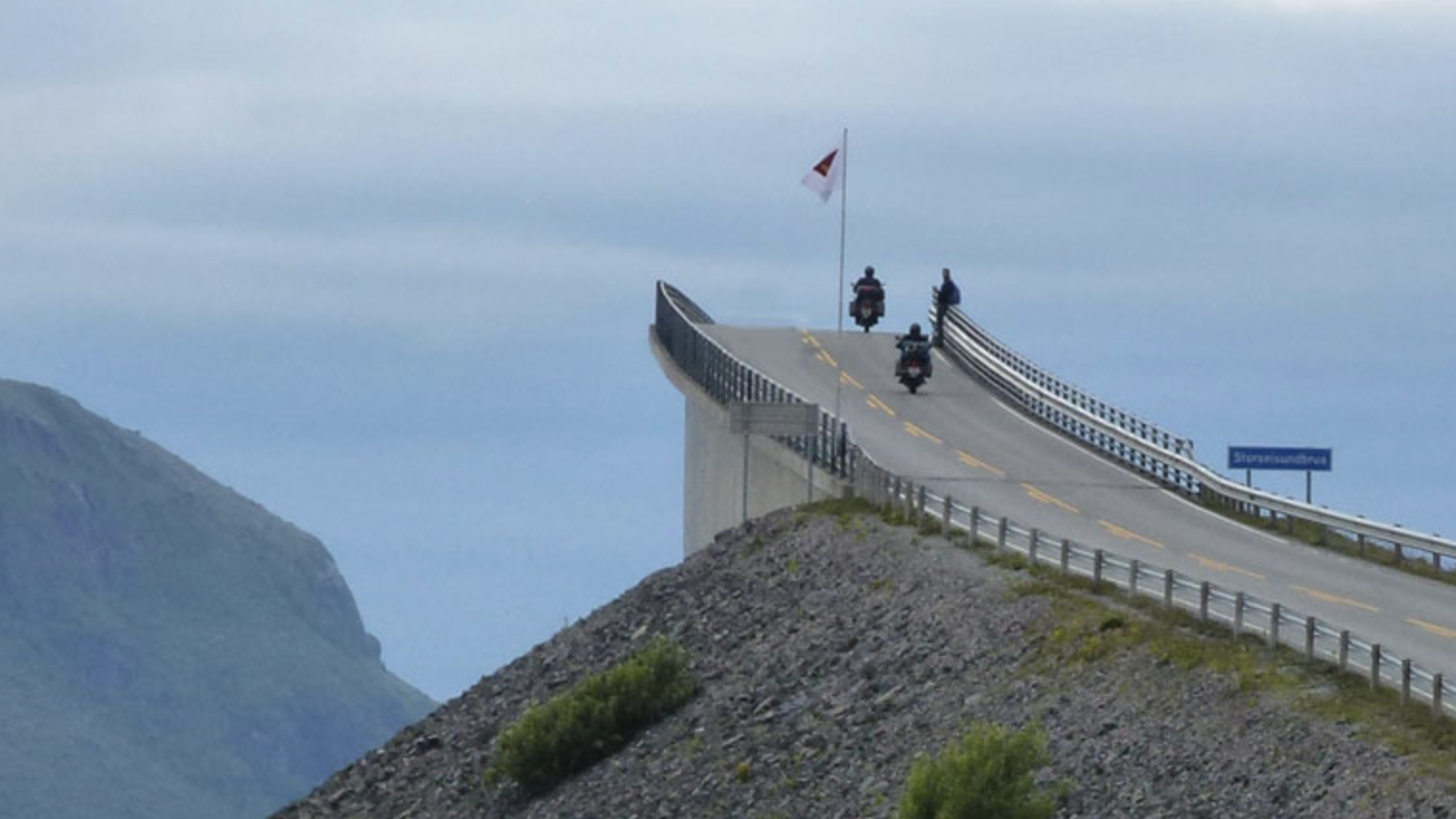 Motorcycle riding in Norway